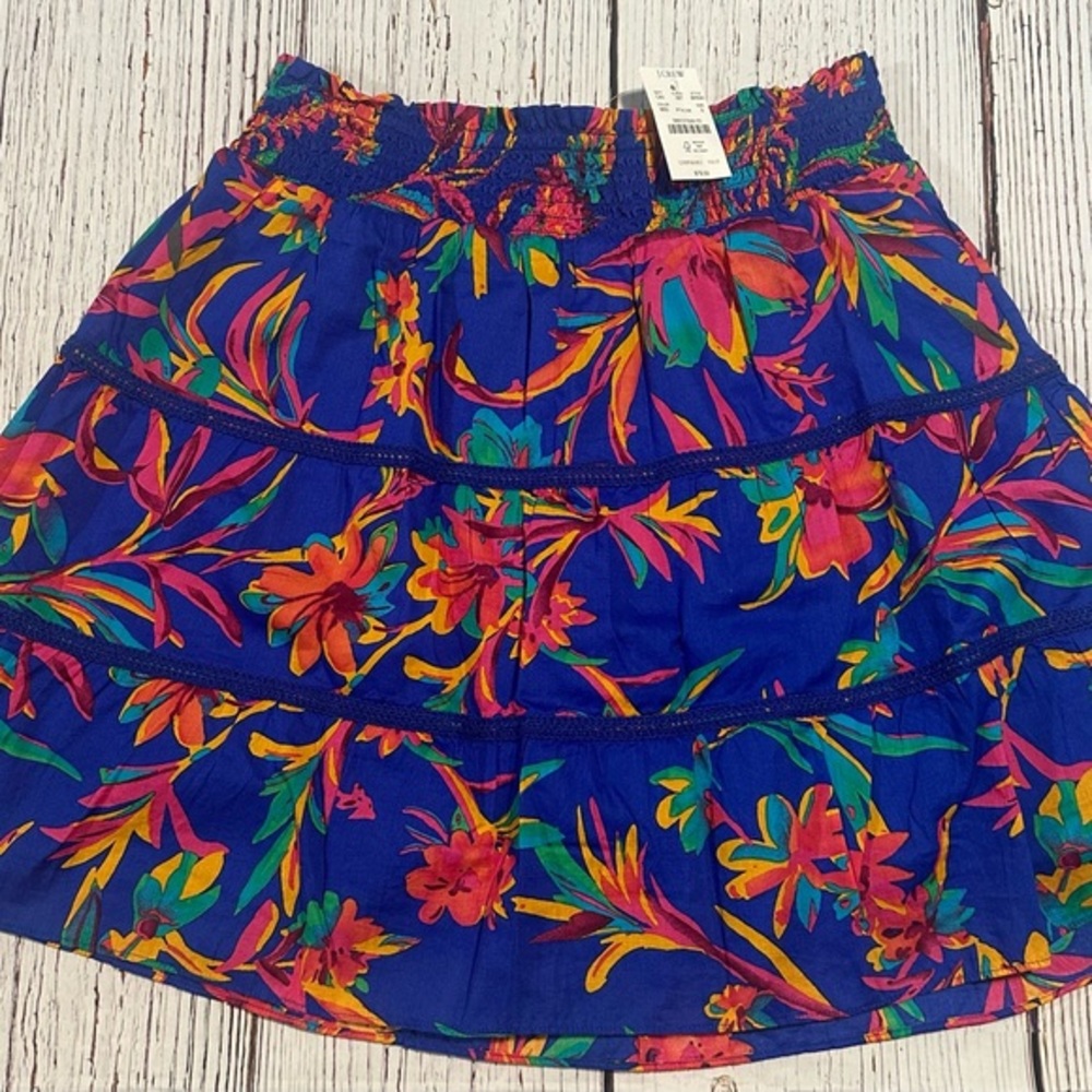 NWT! J Crew Floral‎ Skirt